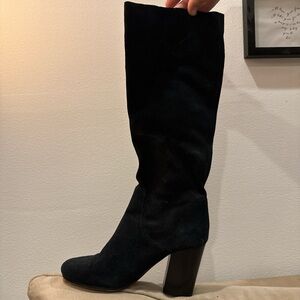 Michael Kors Black below the Knee-High Women's Boots in suede